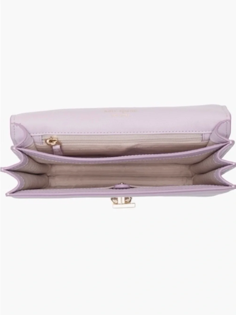 kate spade Lilac Crossbody with Gold Chain Strap